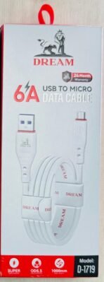 كابل دريم شحن سريع 6 أمبير مايكرو – Cable Dream Fast 6A Micro